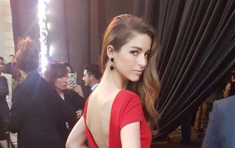 Mariana di Girolamo deslumbró con sensual vestido rojo 