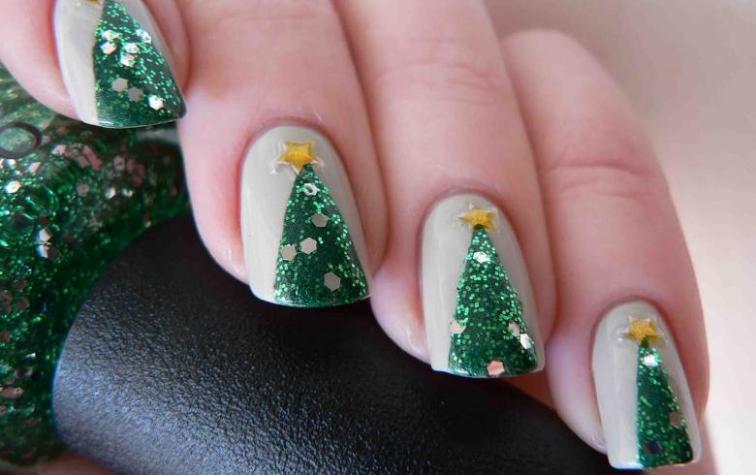 Increíbles uñas navideñas para hacerlas tú misma