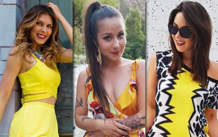 Famosas comprueban que el amarillo es el color de este verano