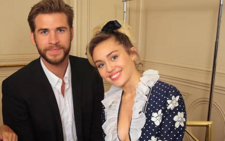 Foto comprobaría matrimonio secreto entre Miley Cyrus y Liam Hemsworth