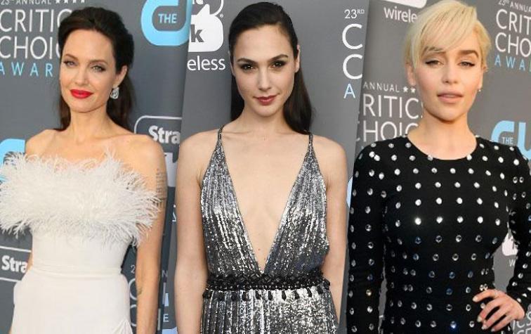 Los looks de las celebridades en los Critics' Choice Awards