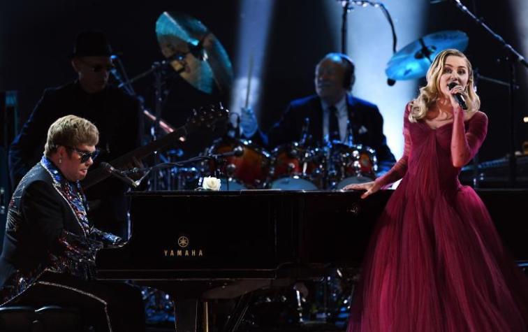 Así fue la presentación de Miley Cyrus y Elton John en los Grammy 2018