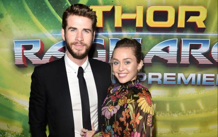 Medios internacionales aseguran que Miley Cyrus y Liam Hemsworth se casaron en secreto