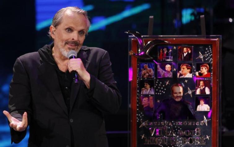 Miguel Bosé dejó en Chile su comentado collage