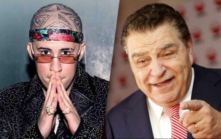 Don Francisco imitó la clásica pose de Bad Bunny