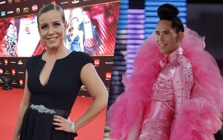 Claudia Conserva decidió imitar el polémico look de Di Mondo en Viña