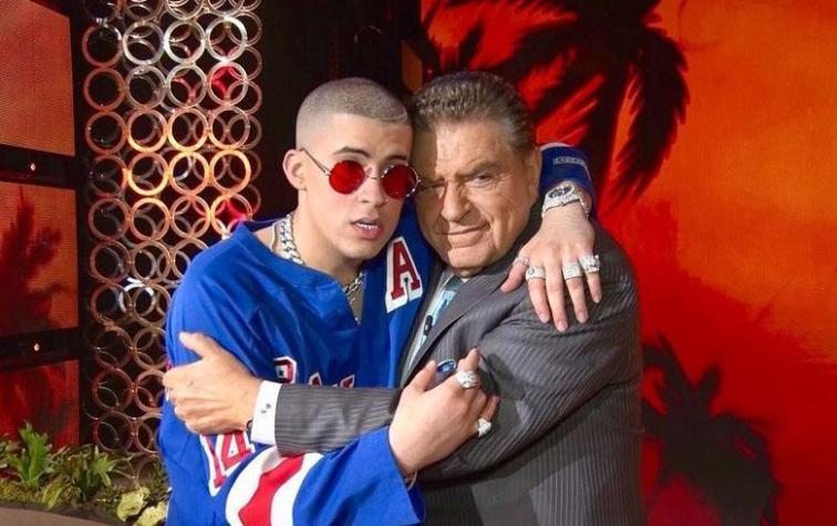 Así fue el encuentro entre Don Francisco y Bad Bunny 