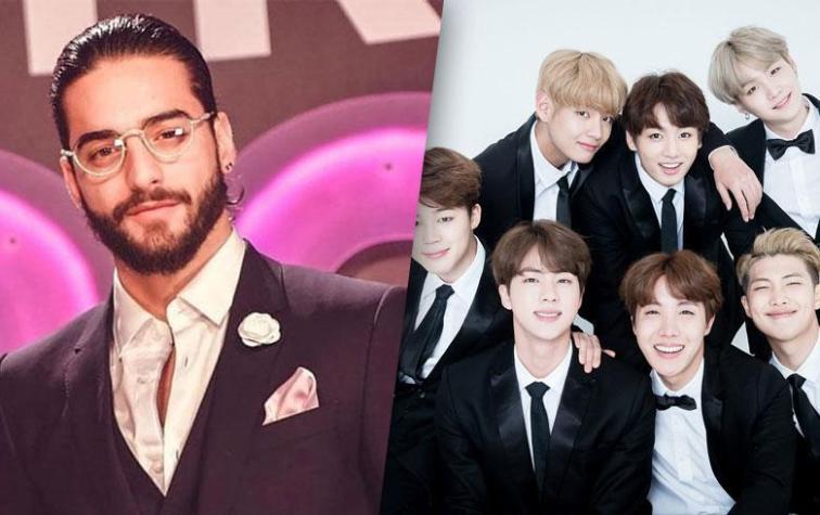 ¿Se viene una colaboración entre Maluma y BTS?