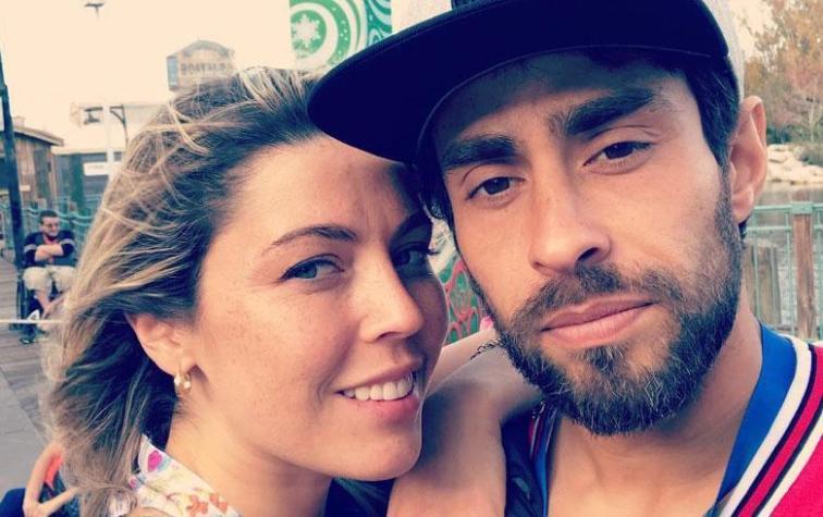 Daniela Aránguiz y Mago Valdivia fueron al cambio de mando 