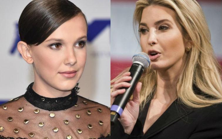 Ivanka Trump le copió el look a Millie Bobby Brown