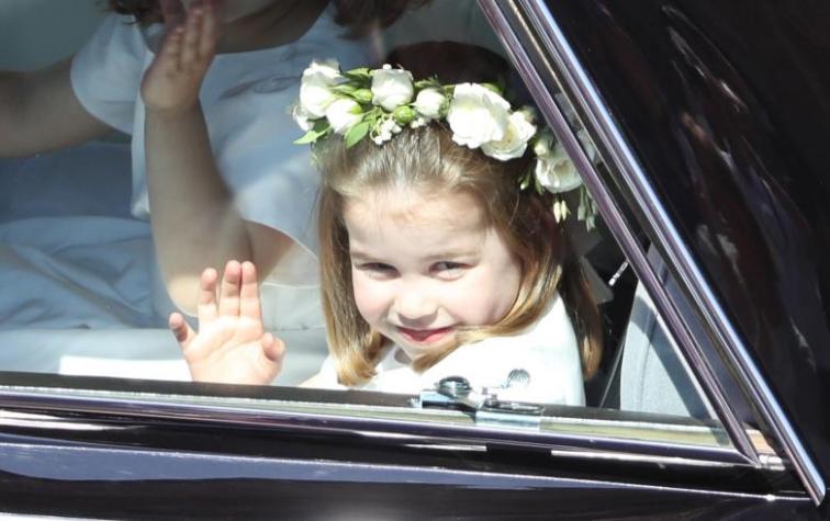 Las tiernas fotos de George y Charlotte en la boda real