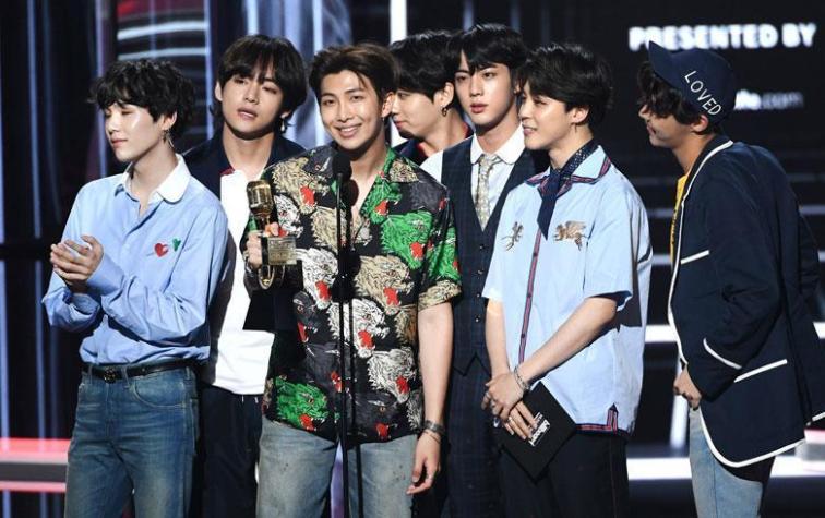 BTS recibe el premio del público en los Billboard