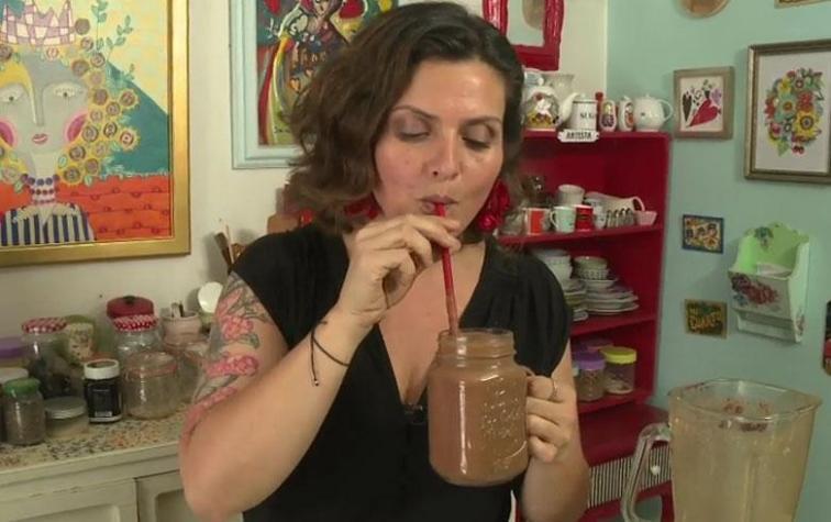 Batido de chocolate sin lácteos