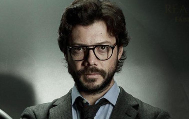 El increíble parecido del chileno que imita a 'El Profesor' de La Casa de Papel