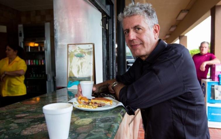 Así fue el paso de Anthony Bourdain por Chile