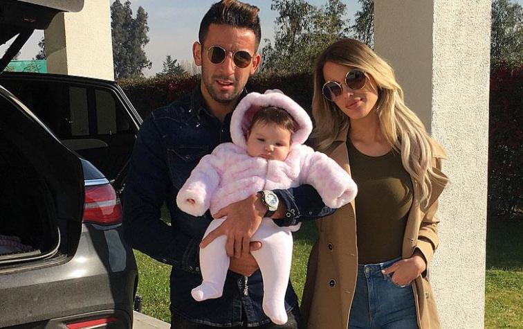 La hermosa foto familiar con que Gala Caldirola despide a Mauricio Isla