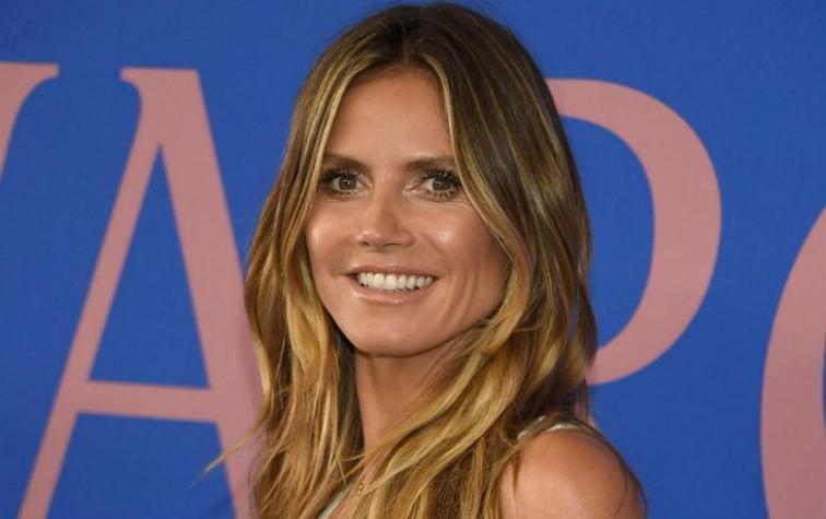 Heidi Klum luce su rostro sin maquillaje en sensual foto