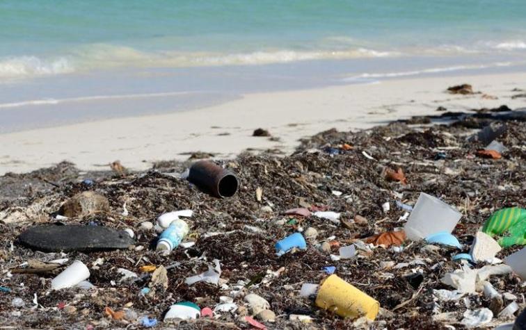 Impactante video muestra las toneladas de basura que invaden playa en República Dominicana