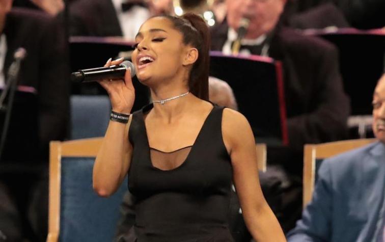 La aplaudida presentación de Ariana Grande en el funeral de Aretha Franklin