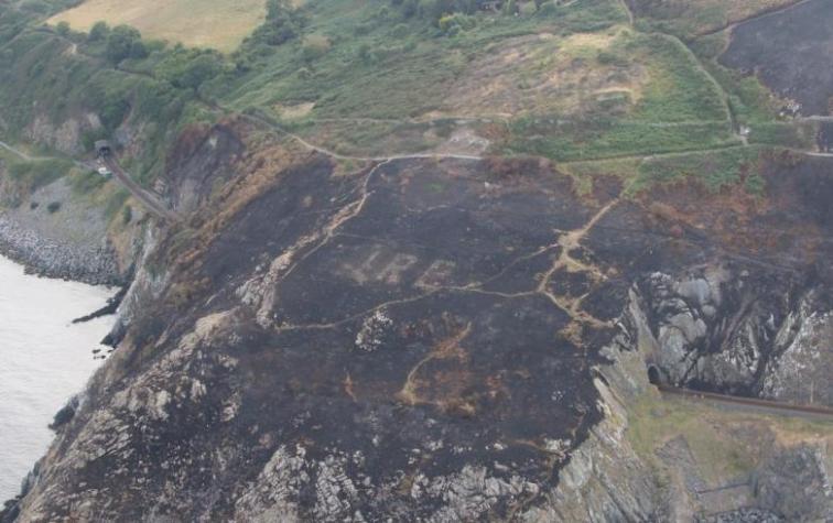 Incendio dejó al descubierto un mensaje que estuvo oculto por más de 70 años