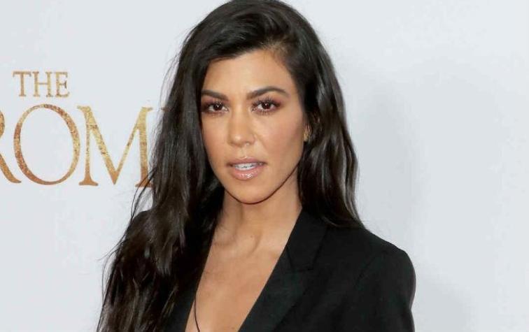 Kourney Kardashian y su confuso topless que impactó en redes sociales