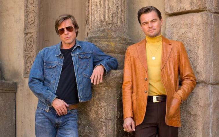 Dejan en evidencia Photoshop a Leo Di Caprio y Brad Pitt en foto de su nueva película