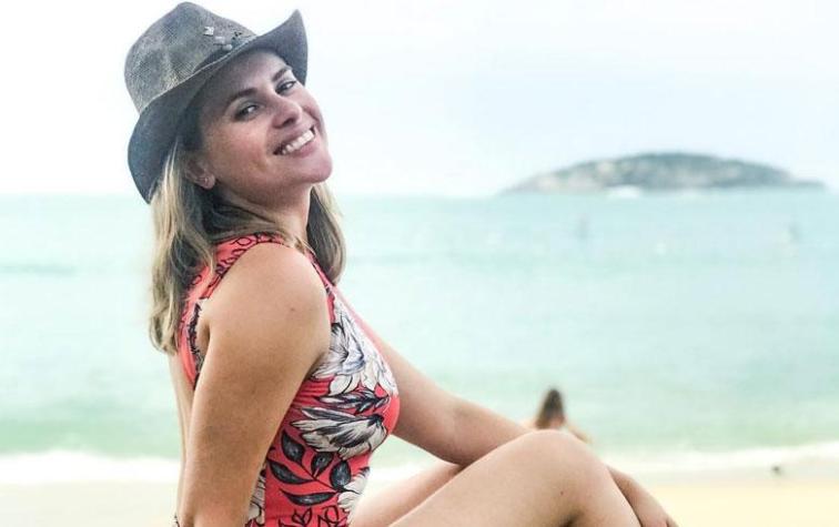 Eliana Albasetti luce el bikini que escogió su hija para ella