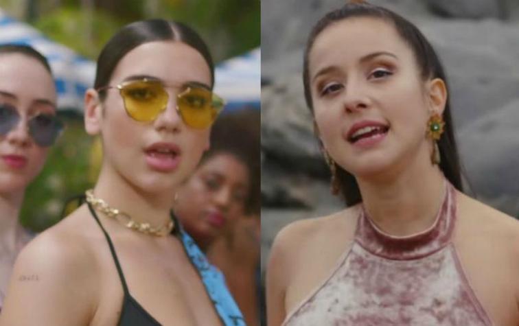 Usuarios notan parecido entre video clip de Denise Rosenthal y Dua Lipa