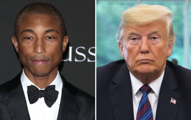 Pharrell Williams se enfrenta a Donald Trump por la popular canción "Happy"