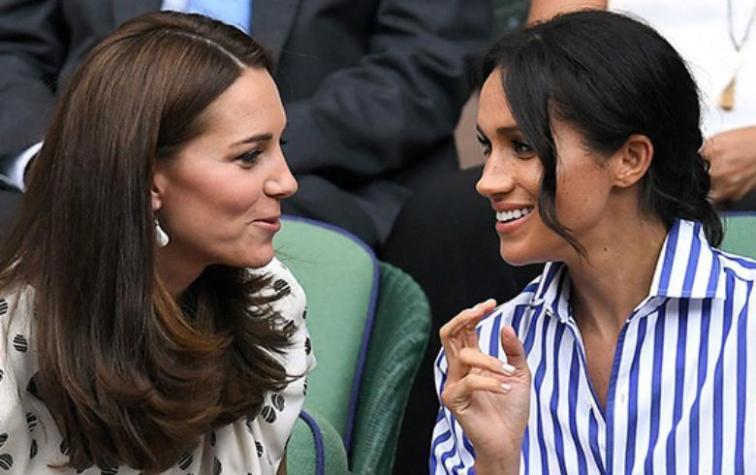 ¿Se pusieron de acuerdo? Kate Middleton y Meghan Markle usan look similar