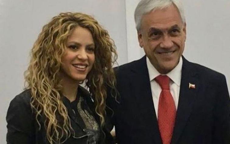 Presidente Sebastián Piñera disfrutó del concierto de Shakira junto a sus nietas