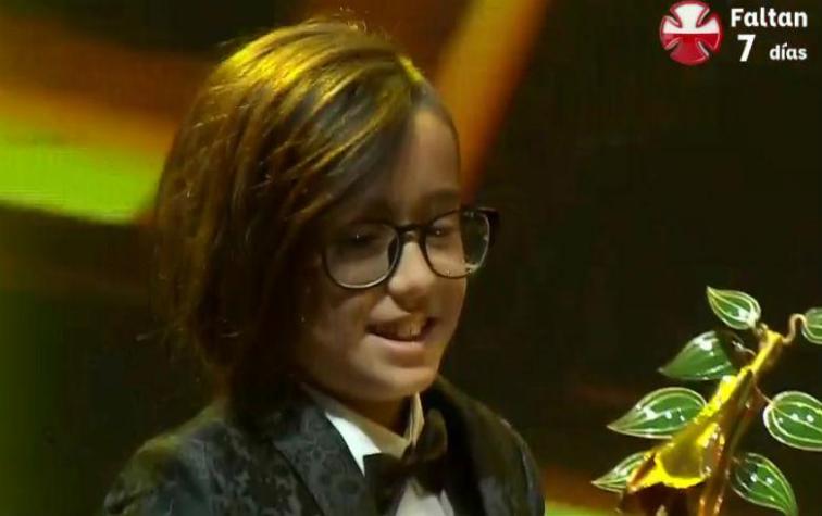 Monito Vidal se corona como “mejor youtuber” en el Copihue de Oro