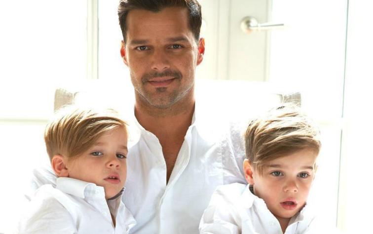 Así lucen los hijos de Ricky Martin a sus diez años