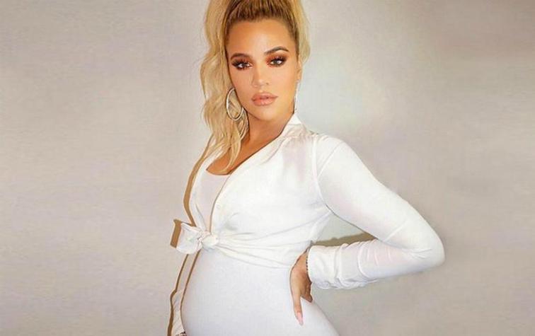 Muestran imágenes de Khloé Kardashian en labor de parto