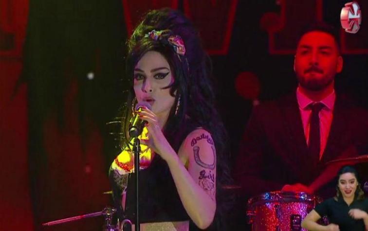 Mane Swett se la jugó imitando a Amy Winehouse en la Teletón 2018