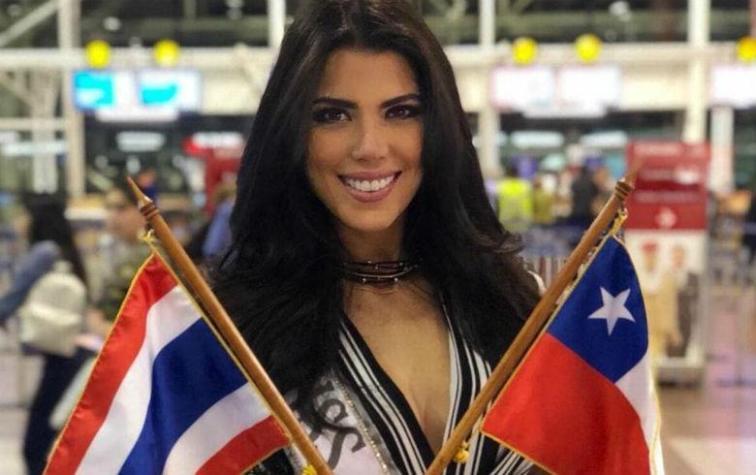 Miss Chile muestra las quemaduras en su rostro provocadas por un tratamiento estético