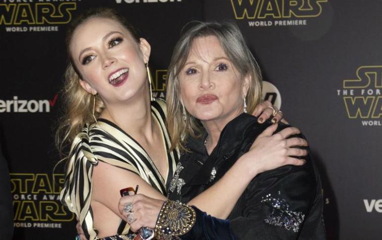 Hija de Carrie Fisher le rinde homenaje a su madre a dos años de su muerte