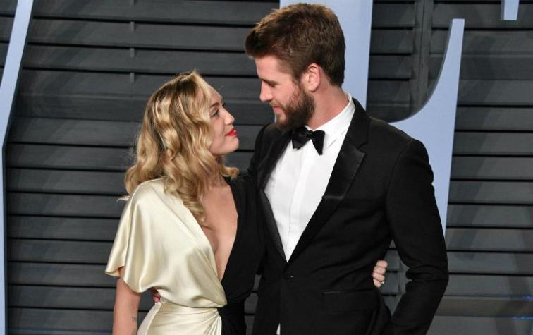 Las románticas fotos que confirman el matrimonio de Miley Cyrus y Liam Hemsworth