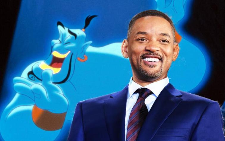 Revelan las primeras imágenes de Will Smith como el genio de Aladdin