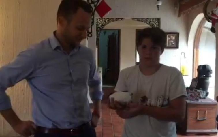 La sorpresa que alegró al dueño de “Chimuelo”: le regalaron un erizo