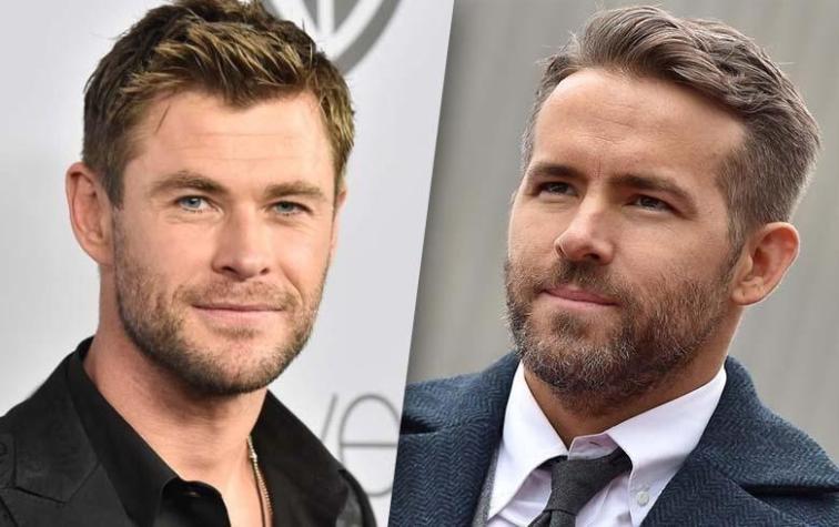 Ryan Reynolds se burla del piquero de Chris Hemsworth 