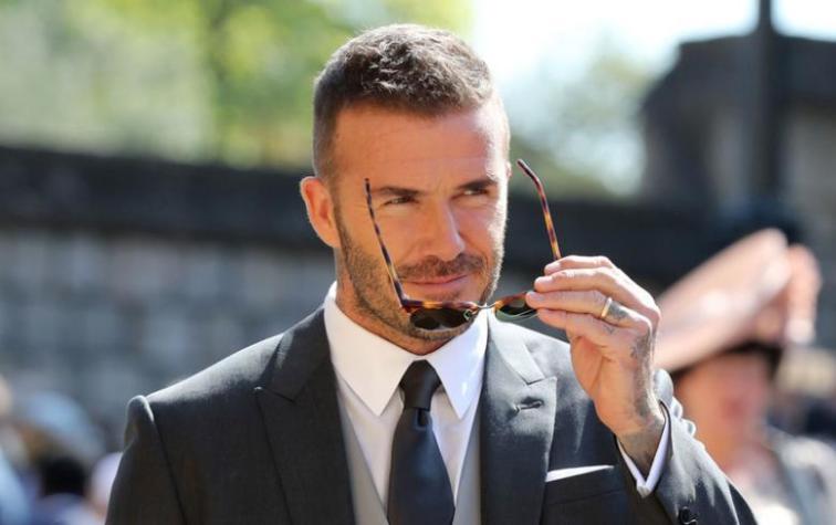 David Beckham arropa a su perro con una manta Louis Vuitton que vale más que todo tu clóset