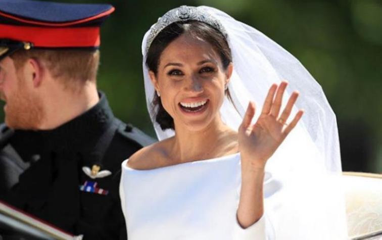 Así era el primer vestido de novia de Meghan Markle