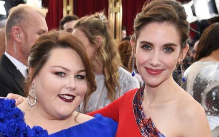 Actriz Chrissy Metz insulta a Alison Brie en plena alfombra roja de los Globos de Oro