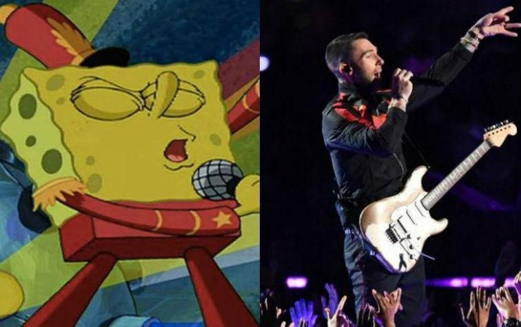 Bob Esponja vs Maroon 5: ¿A quién prefirió la gente en el Super Bowl?