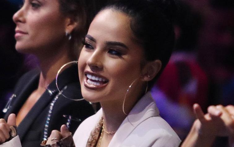 La divertida reacción de Becky G durante la rutina de Felipe Avello