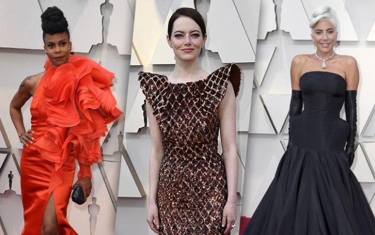 Estos son los looks más llamativos de los Oscar