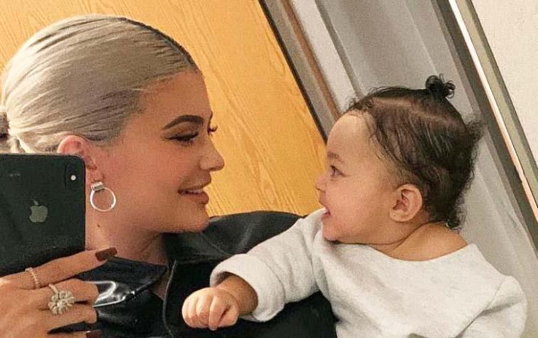 La tierna reacción de Stormi al ver el show de su papá en el Super Bowl