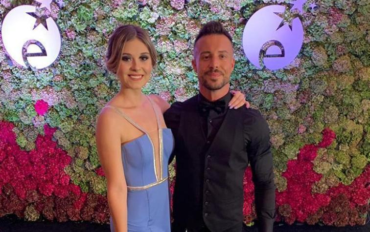 El look de Yadranka Tomic y Bruno Galassi en su estreno en la Gala de Viña