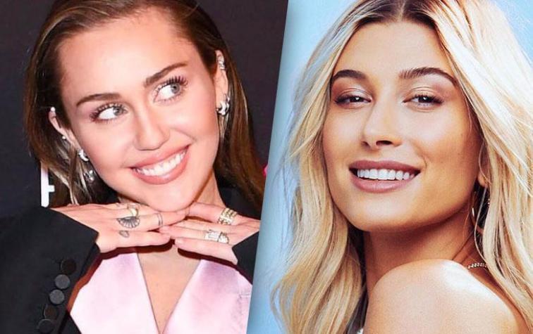 La divertida foto que comprueba que Miley Cyrus y Hailey Baldwin son amigas desde niñas